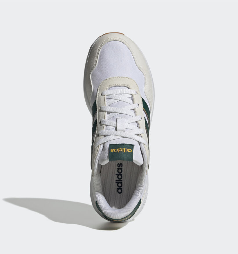 adidas Run 60s J Baskets en Blanc pour filles, garçons (343236)
