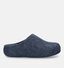 FitFlop Shuv Zwarte Pantoffels in stof (329064)