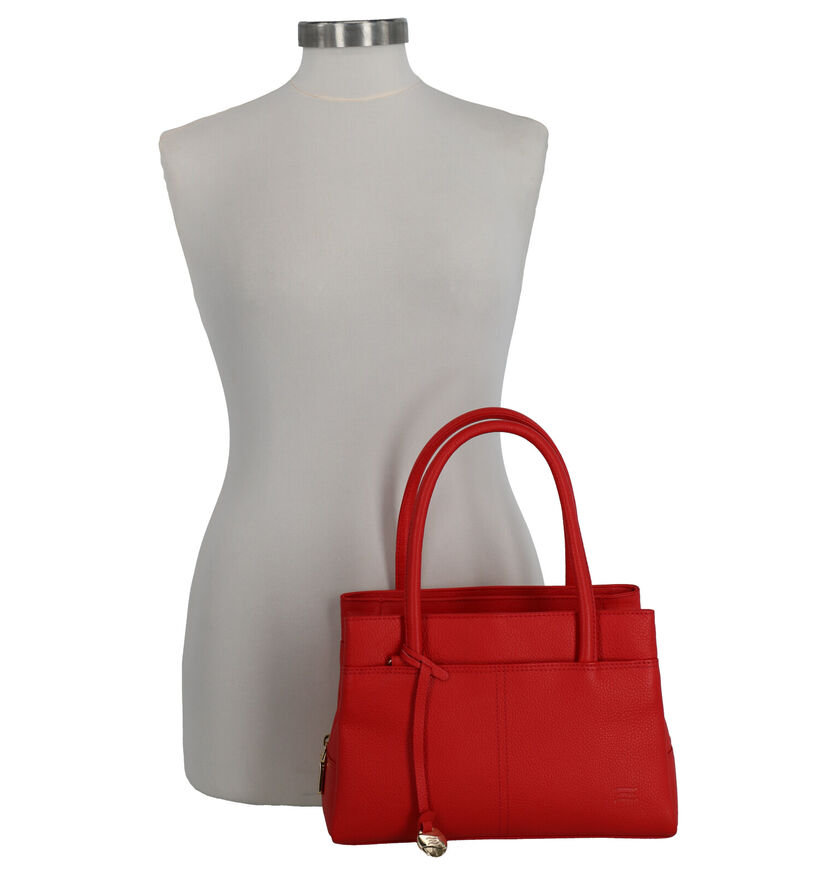 Crinkles Lila Handtas in leer (295303)