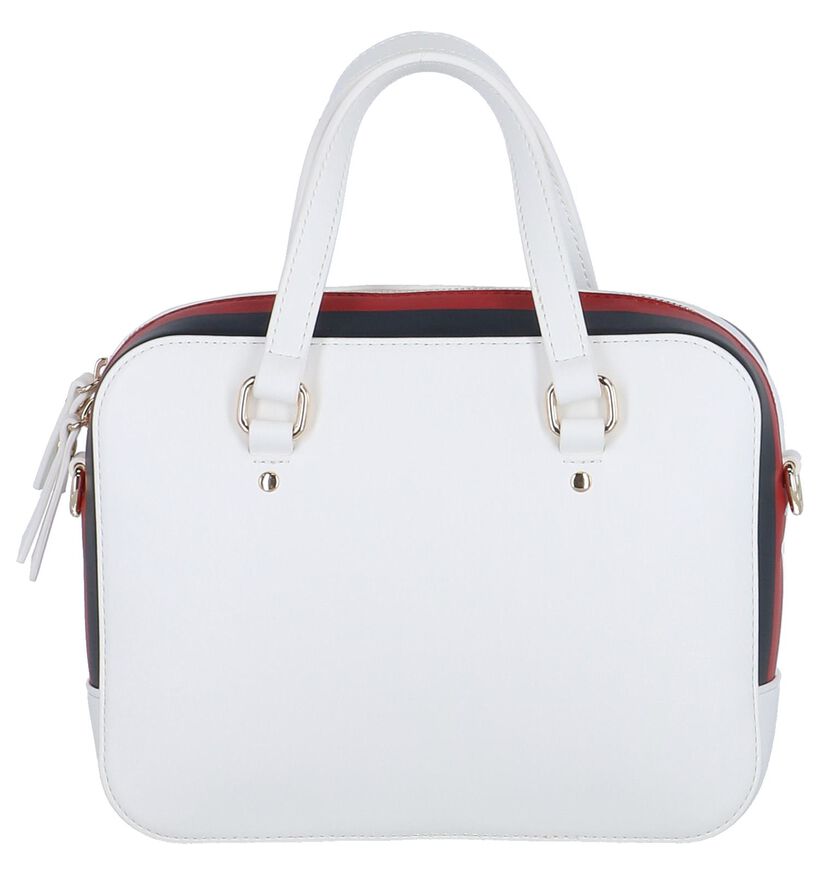 Witte Handtas Tommy Hilfiger TH Corporate Mini Trunk in kunstleer (256535)