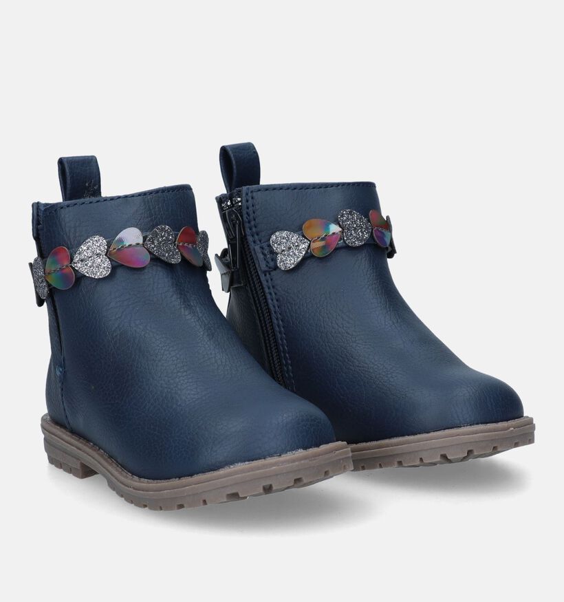 Milo & Mila Boots pour bébé en Bleu foncé pour filles (329509)