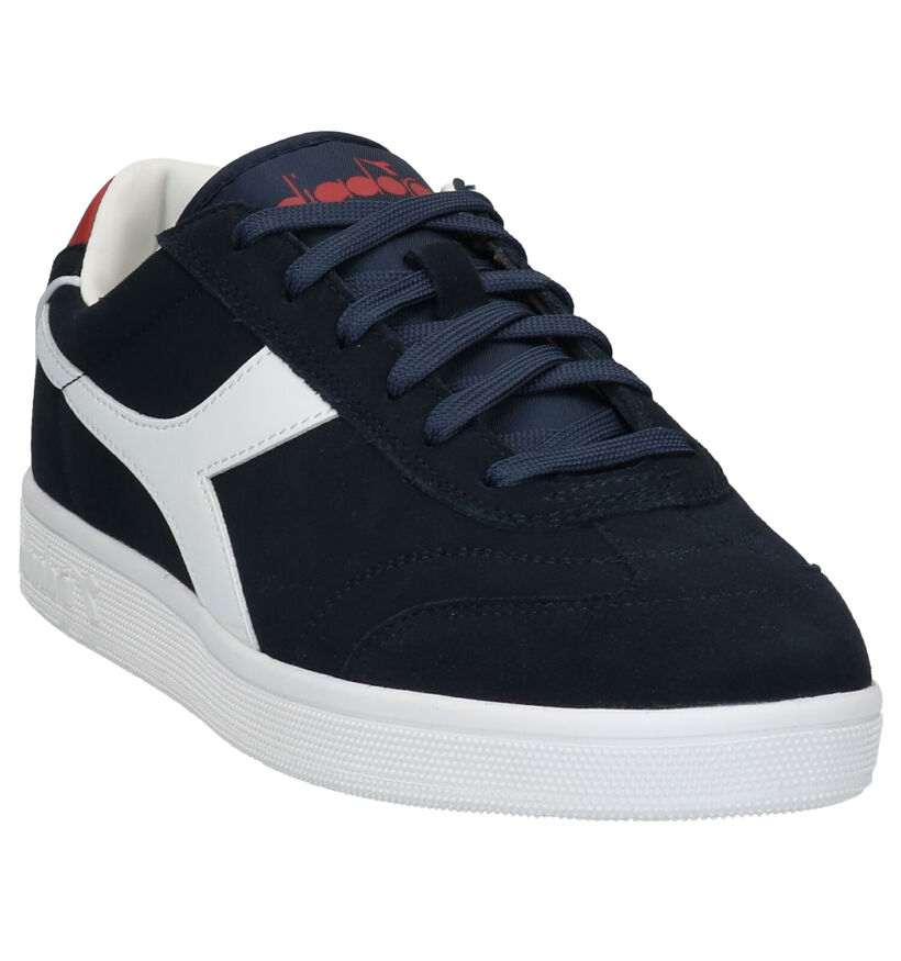 Diadora Baskets basses en Bleu foncé en nubuck (277676)