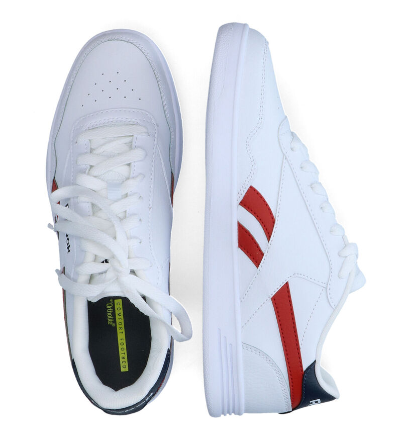 Reebok Royal Techqu Baskets en Blanc pour hommes (324814) - pour semelles orthopédiques