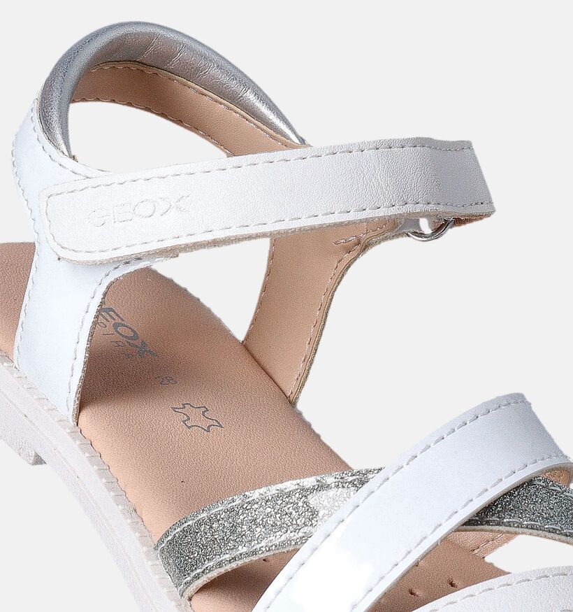 Geox Karly Sandales en Blanc pour filles (356423)