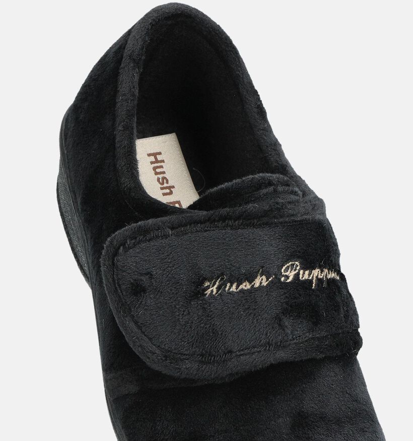 Hush Puppies Doryo Pantoufles en Noir pour femmes (361437)
