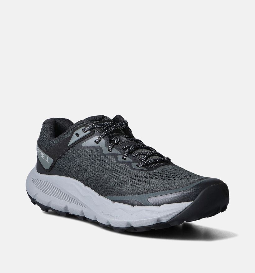 Merrell Nova 4 Zwarte Wandelschoenen voor heren (352776) - geschikt voor steunzolen