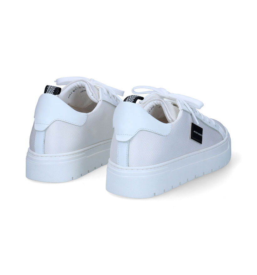 Antony Morato Witte Veterschoenen in leer (306658)