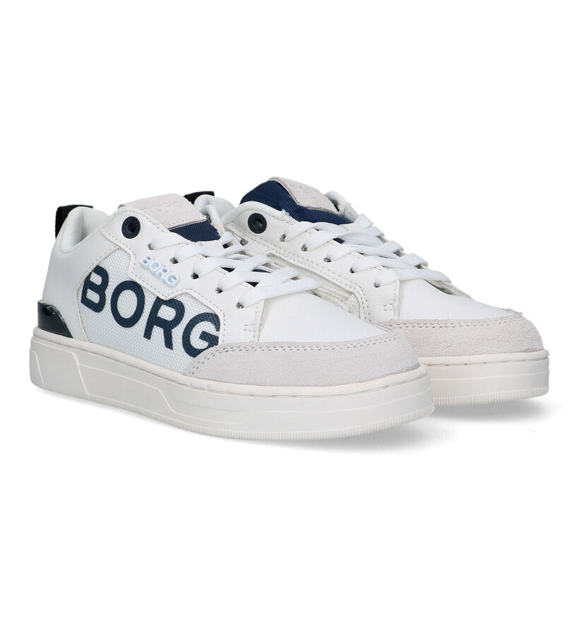 Björn Borg Chaussures à lacets en Blanc pour garçons (320685) - pour semelles orthopédiques