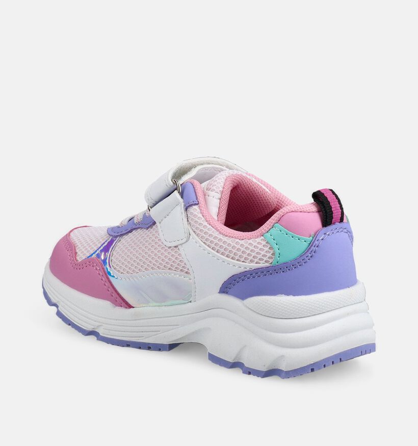 Milo & Mila Roze/Paarse Sneakers Pastel voor meisjes (378699) - geschikt voor steunzolen