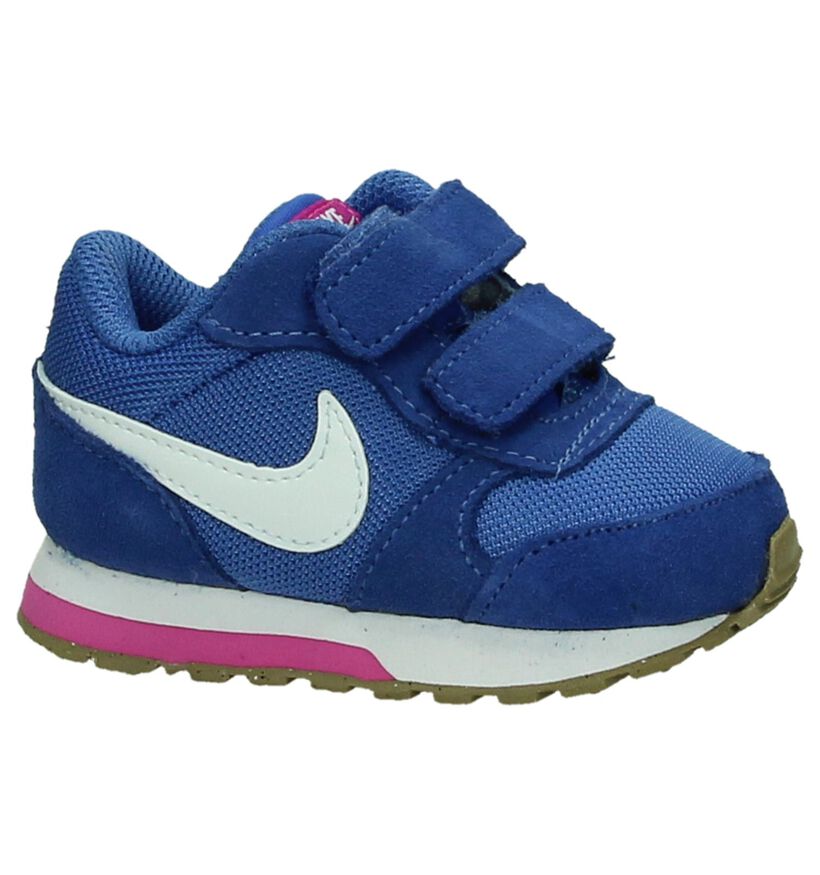 Nike MD Runner Sneaker Blauw in daim (198109)