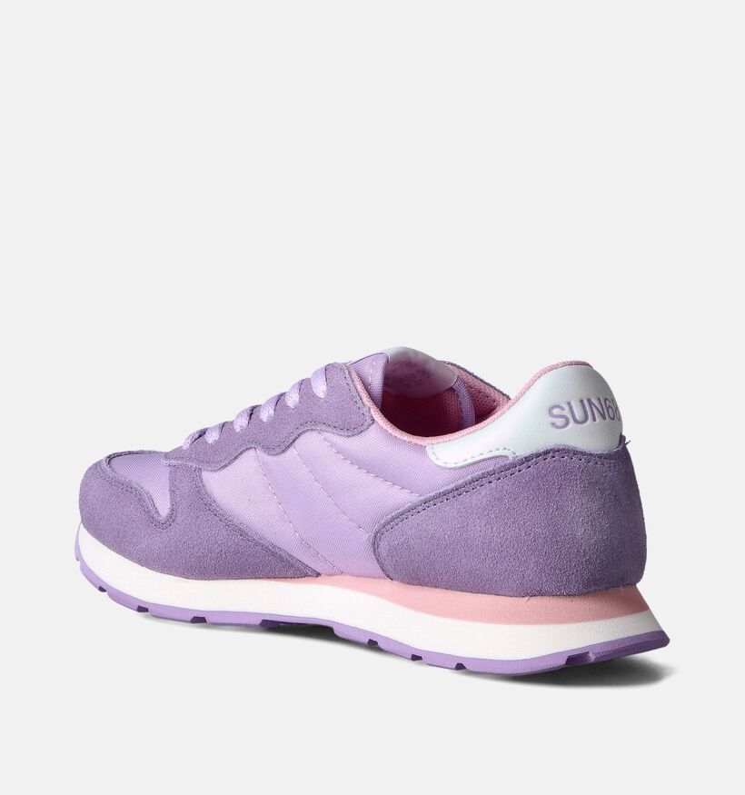Sun68 Ally Solid Lila Sneakers voor meisjes (362458) - geschikt voor steunzolen