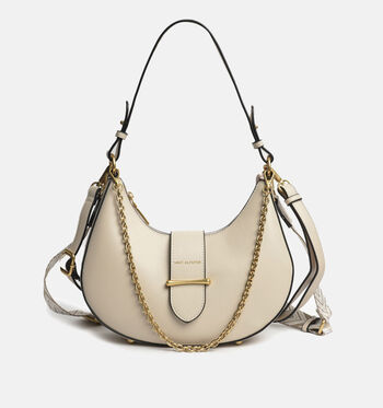Schoudertas beige