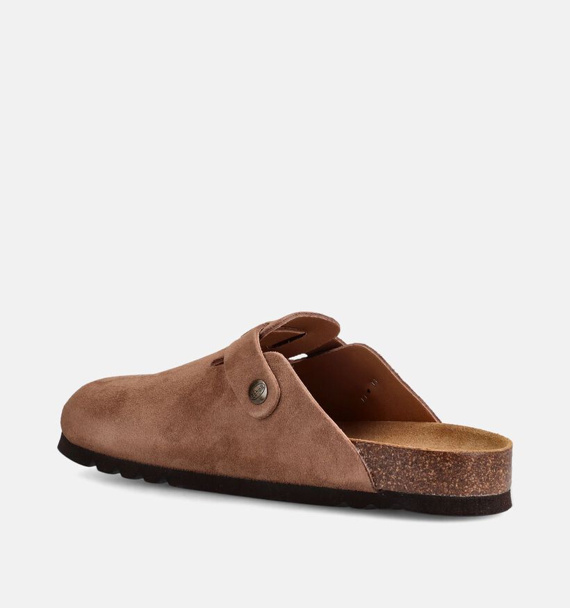 Scholl Nu-pieds en Marron pour hommes (381863)