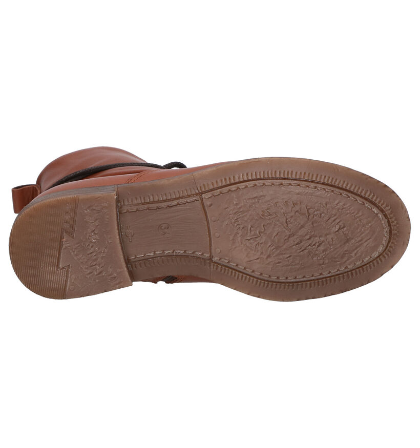 Milo & Mila Chaussures hautes en Cognac en cuir (254935)