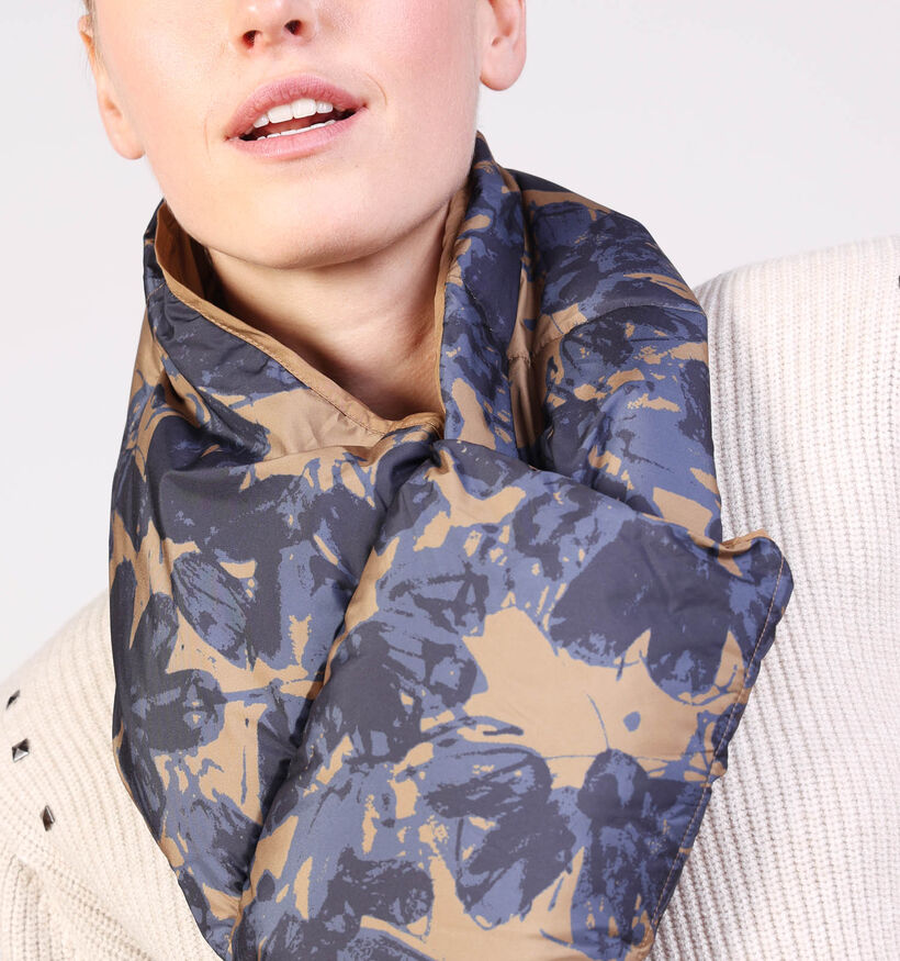 Ilse Jacobsen Peppy Padded Bruine/Blauwe Sjaal (Omkeerbaar) Ilse Jacobsen Peppy Padded Bruine/Blauwe Sjaal (Omkeerbaar) voor dames (365623)