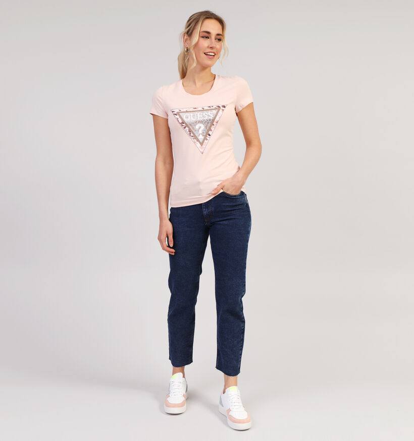 Guess Roze T-shirt voor dames (352974)