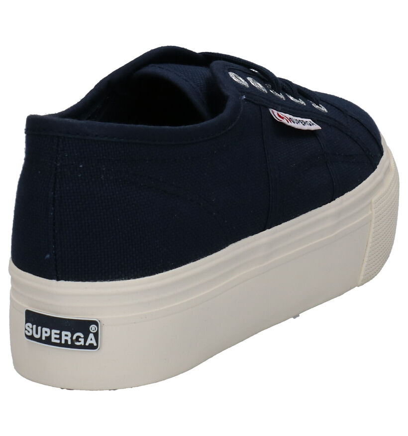 Superga Zwarte Sneakers in stof (284302)