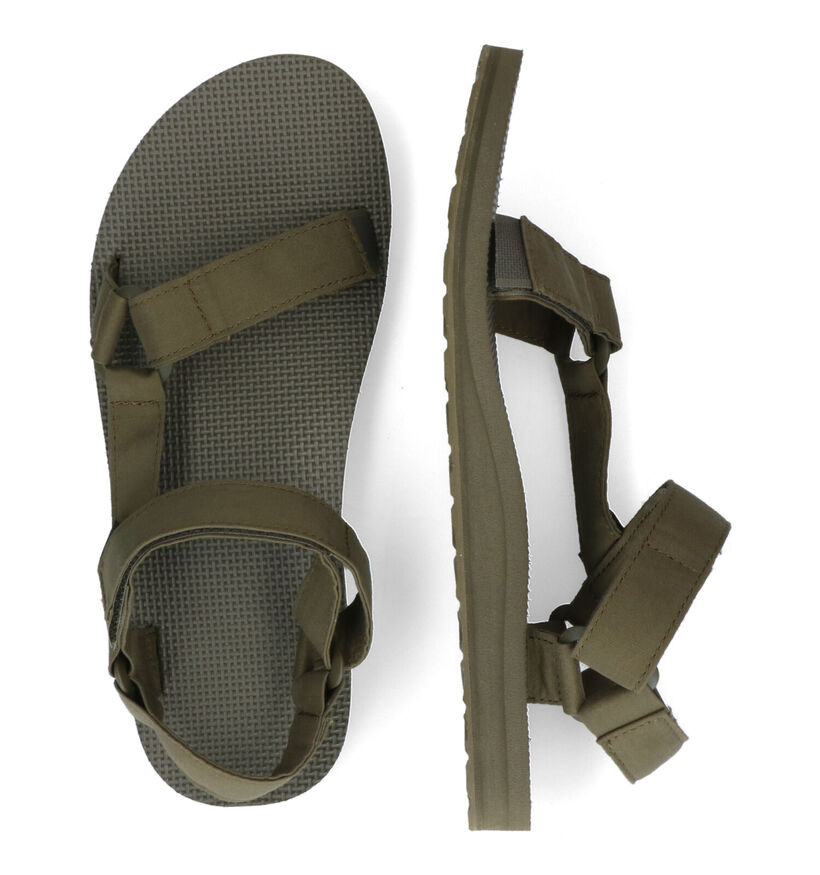 Teva Original Universal Kaki Sandalen in stof (305616)