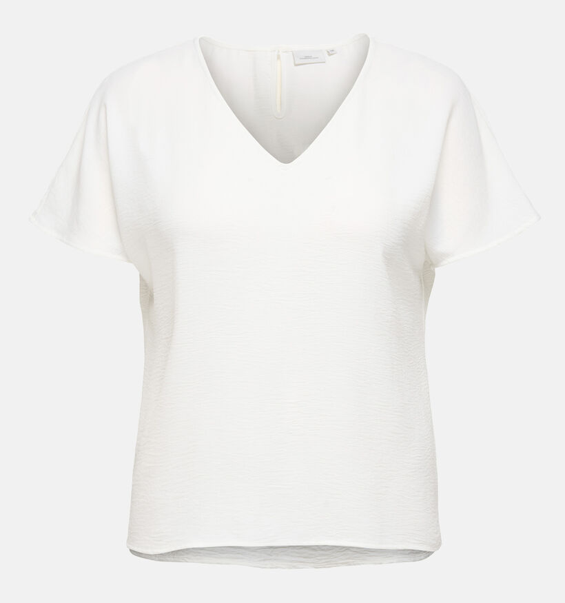 ONLY Carmakoma Carmetta Life Witte T-shirt voor dames (374866)