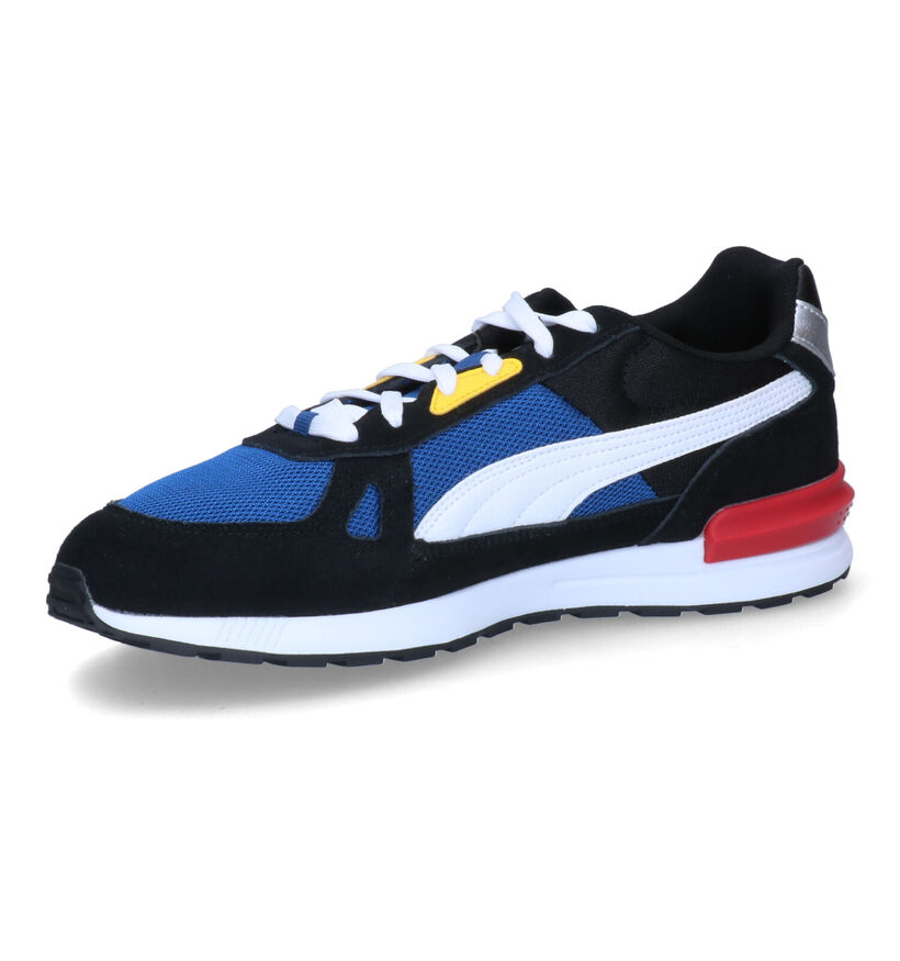 Puma Graviton Pro Blauwe Sneakers in kunstleer (301398)