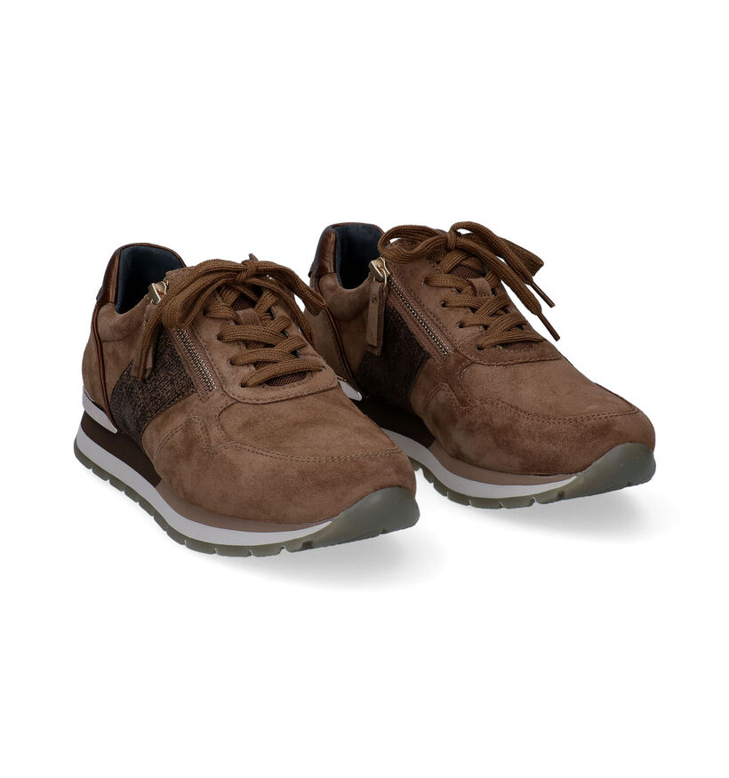 Gabor OptiFit Chaussures à lacets en Brun pour femmes (297237) - pour semelles orthopédiques