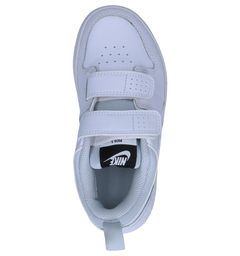 Nike Pico 5 Witte Sneakers in kunstleer (254092)