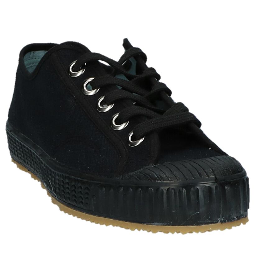Komrads Baskets basses en Noir en textile (234044)