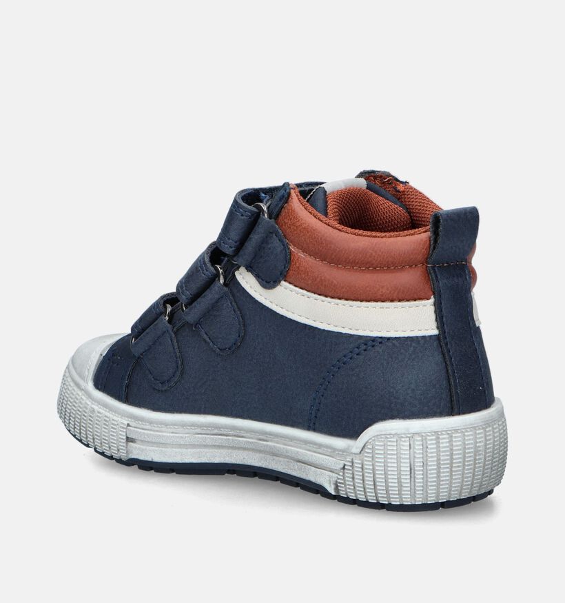Milo & Mila Blauwe Velcroschoenen voor jongens (347105)