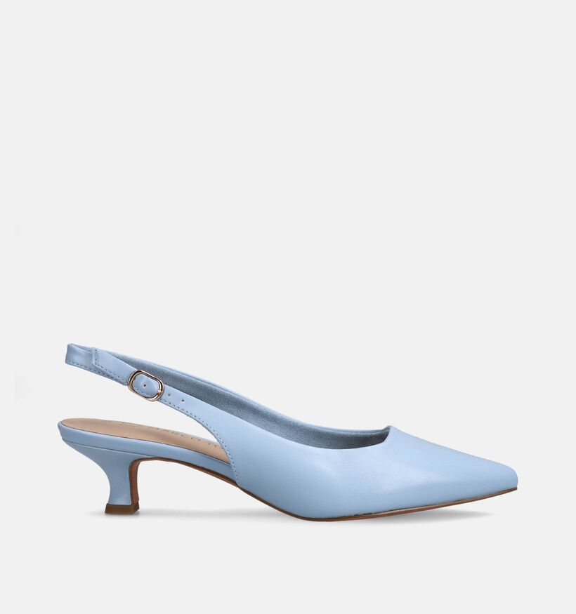 Marco Tozzi Escarpins slingback en Bleu clair pour femmes (378551)
