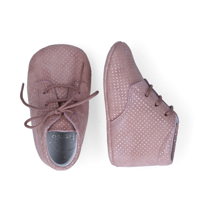 Beberlis Caspio Chaussons pour bébé en Rose pour filles (316148)