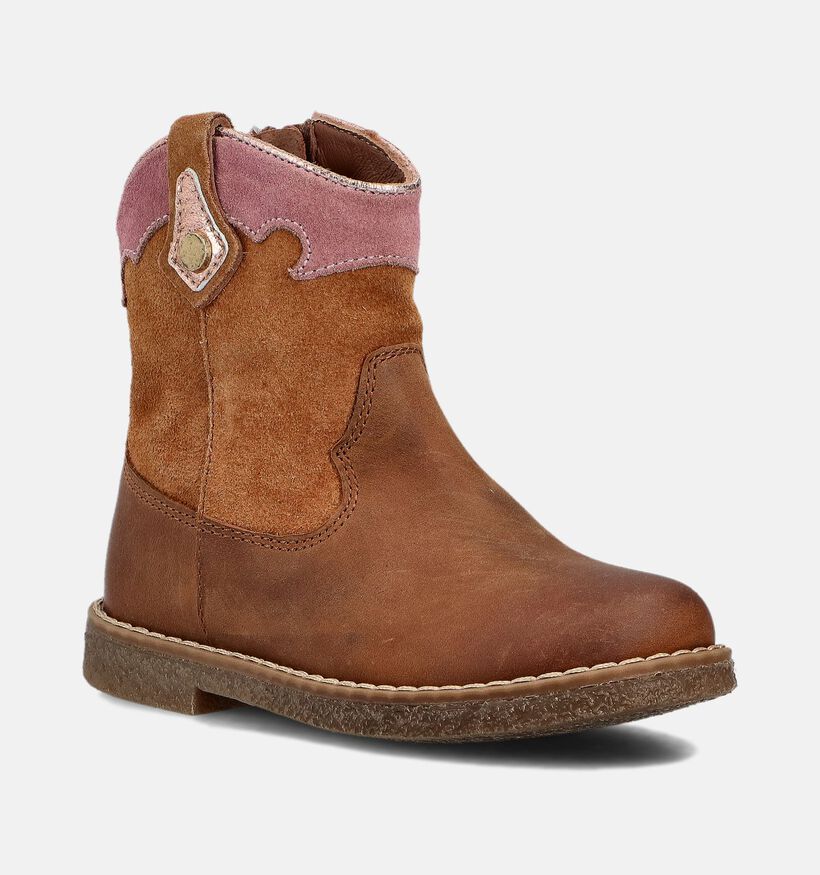 Milo & Mila Cognac Laarzen voor meisjes (363062)