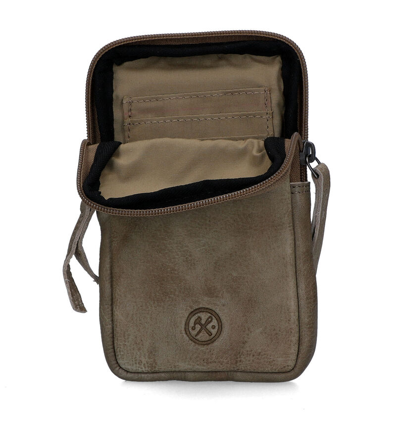 Hide & Stitches Okergeel Telefoontasje voor dames (333149)