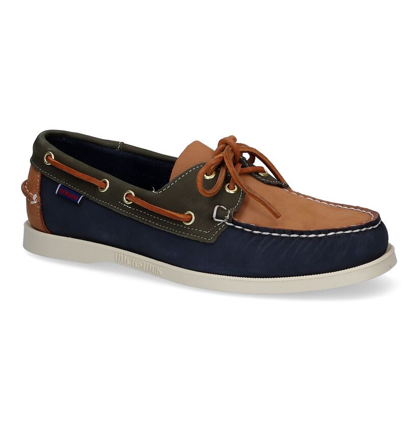 Sebago Dockside Portland Spinnaker Blauwe Bootschoenen voor heren (336835)