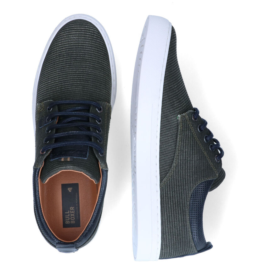 Bullboxer Chaussures à lacets en Bleu foncé pour hommes (302209) - pour semelles orthopédiques
