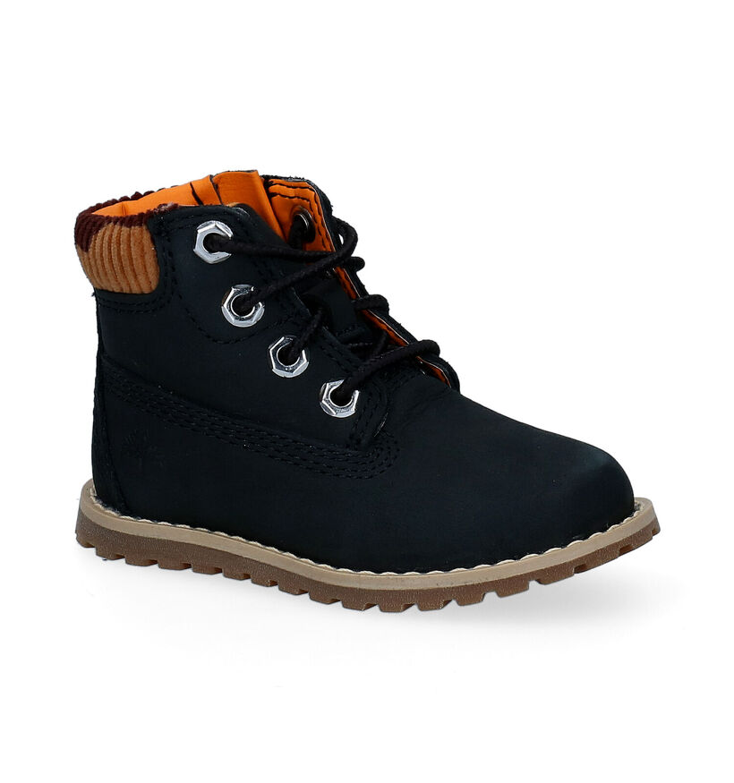 Timberland Pokey Pine H&L Blauwe Boots in daim (293802)