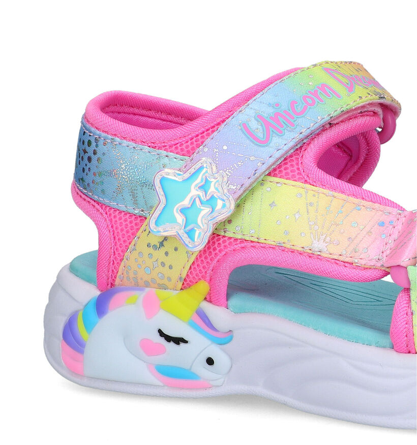 Skechers Unicorn Dreams Sandales en Rose pour filles (323338)