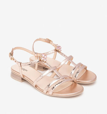 NeroGiardini Sandales Or rose/Argent