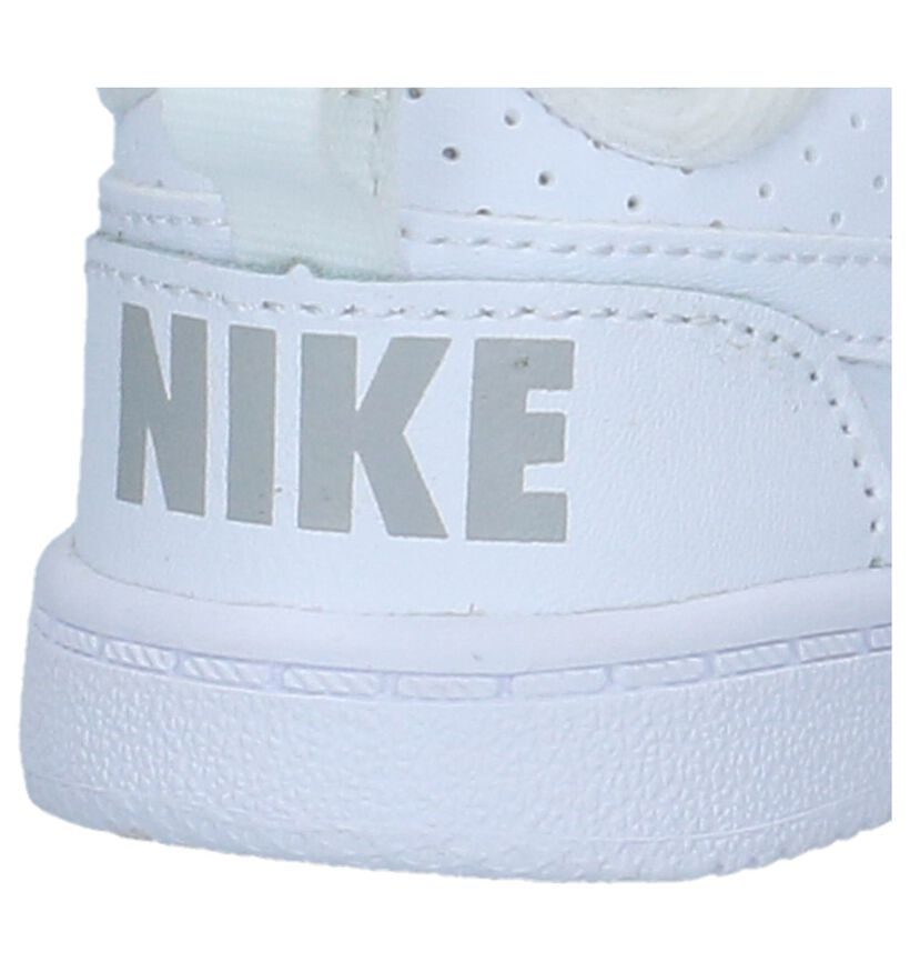 Witte Sneakers Nike Court Borough in leer (234345)