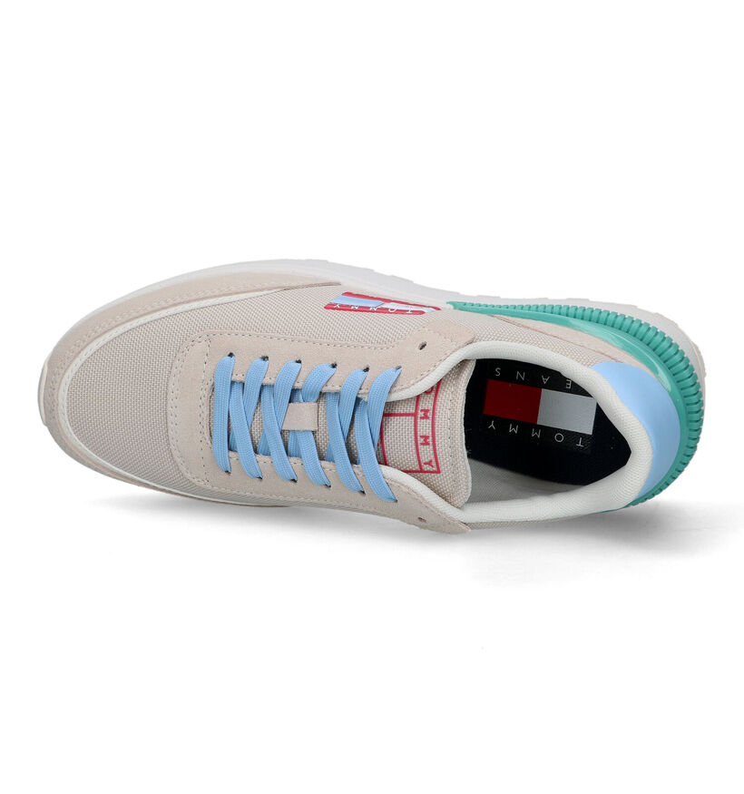 Tommy Hilfiger Ace Tommy Jeans Baskets en Beige en simili cuir (318206)