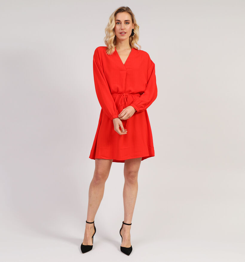 Vero Moda Valerie Rode Korte Jurk voor dames (352143)