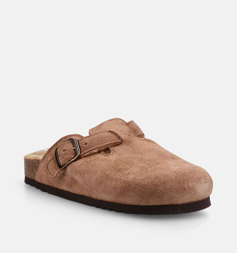 Scholl Fae New Bruine Slippers voor dames (381000)
