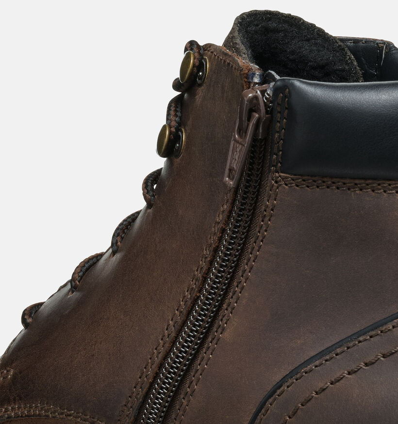 Geox Andalo Boots à lacets en Marron pour hommes (360099) - pour semelles orthopédiques