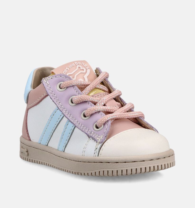 STONES and BONES Naty Witte/Pastel Sneakers voor meisjes (369616)