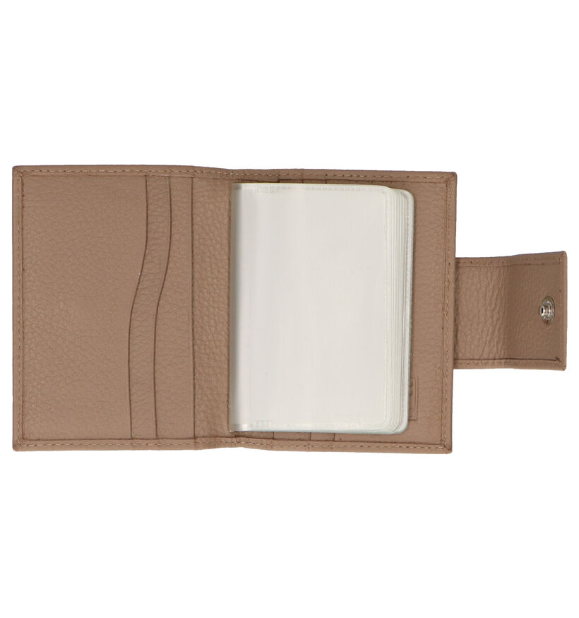 Crinkles Porte-cartes en Marron en cuir (263713)