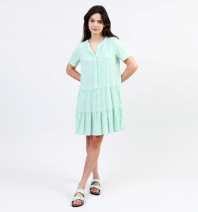 Vero Moda Bumpy Groene Jurk (323896)