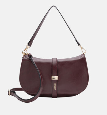 Sac à bandoulière bordeaux