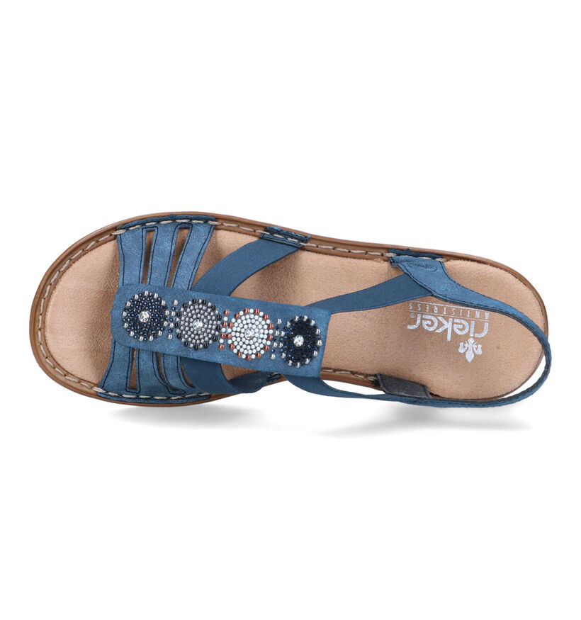 Rieker Blauwe Sandalen voor dames (323628)