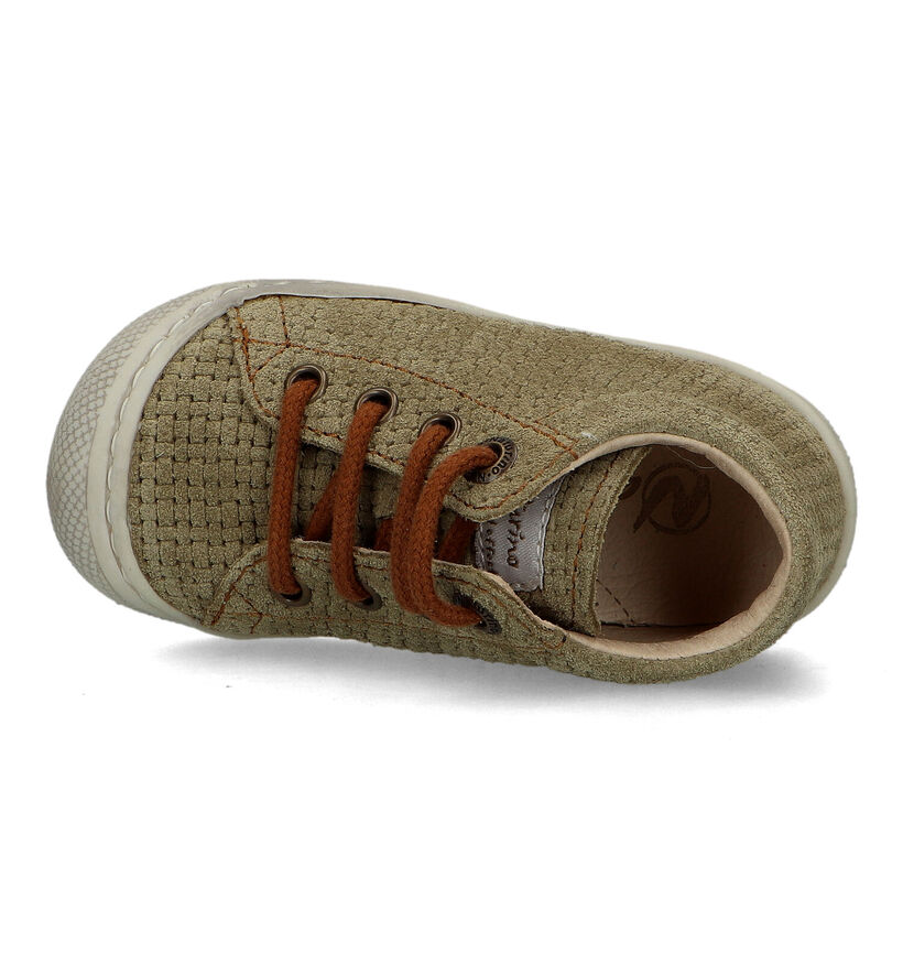 Naturino Cocoon Suede Woven Chaussures pour bébé en Bleu pour filles, garçons (339050)