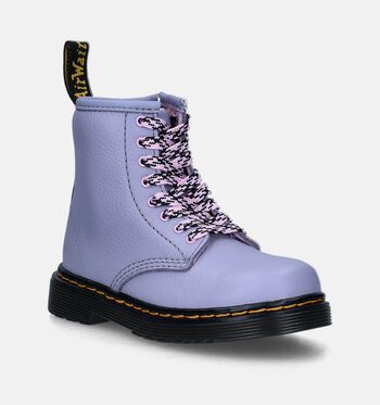 Dr. Martens 1460 Boots Noir/Beige/Violet