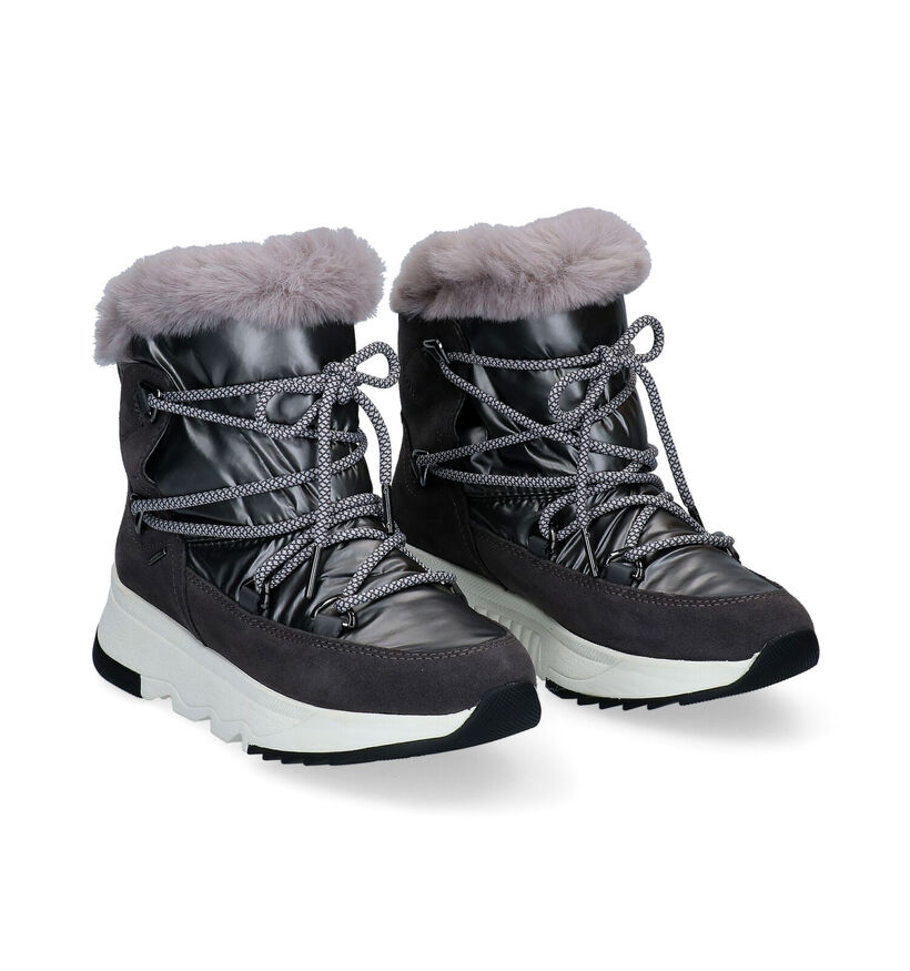 Geox Grijze Snowboots in daim (294746)